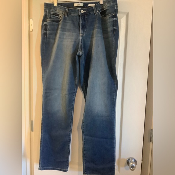 Vintage America brand Jeans Boho Straight Sz 16R33 - Picture 2 of 6